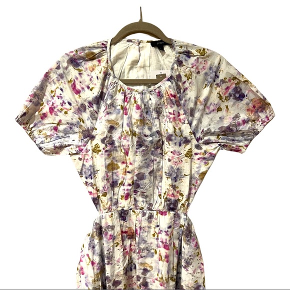 Flora Obscura X J. Crew Side Cutout Dress in Kaleidoscope Floral (8) - Picture 7 of 15